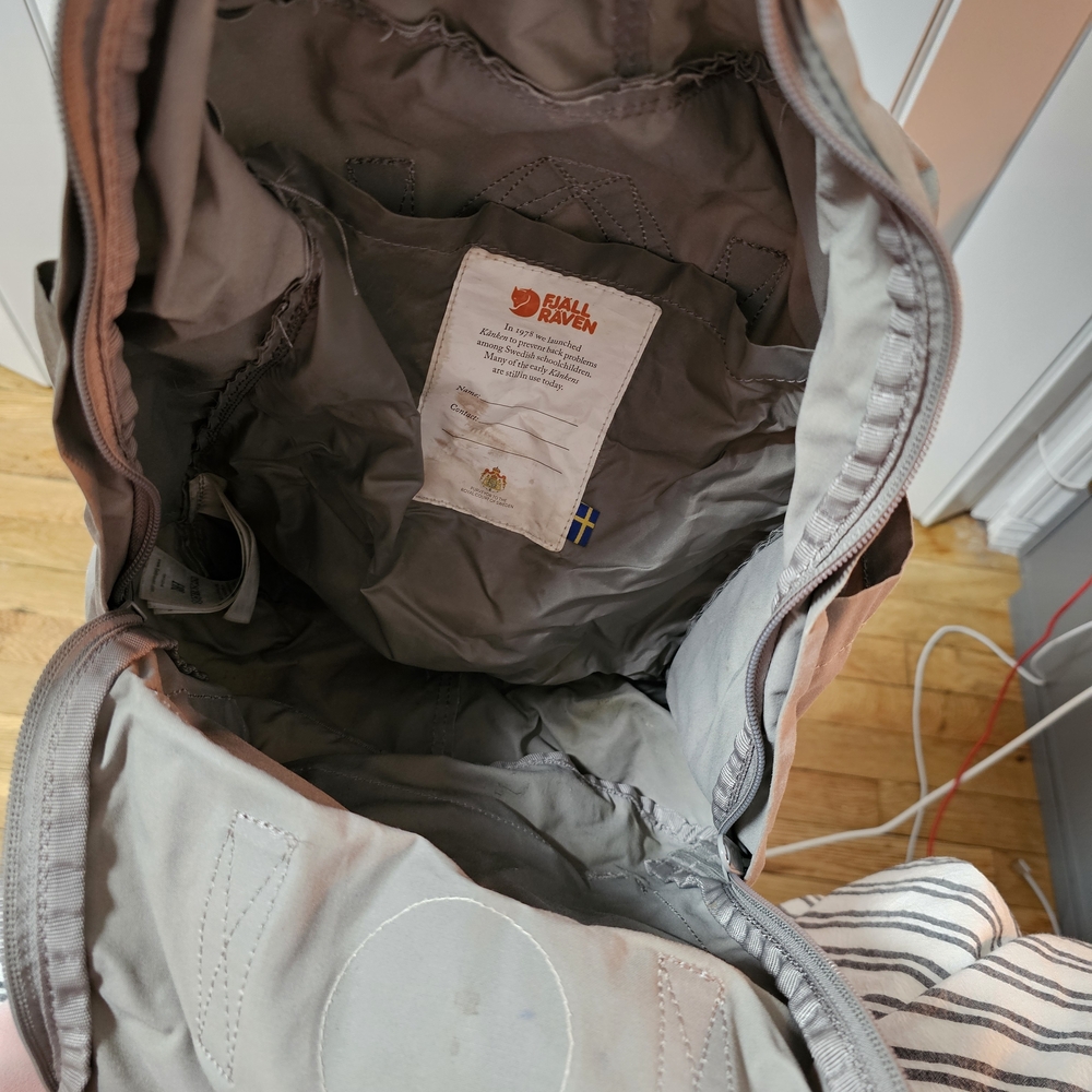 Kånken Gray Backpack - Picture 9 of 11